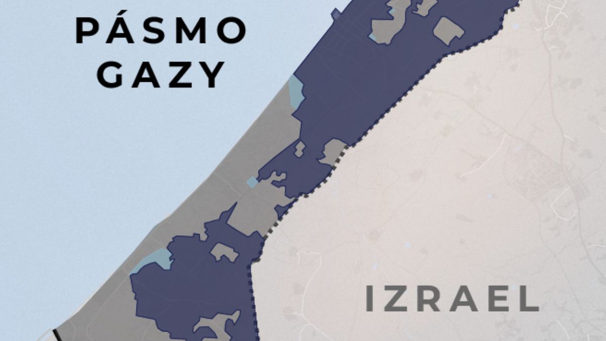 Mapy ukazují, kam Izrael pokročil před spuštěním ofenzivy na Rafah